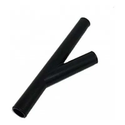 Emenda em y 1/2 preto plastico