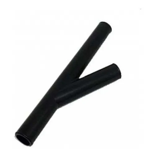 Emenda em y 1/2 preto plastico
