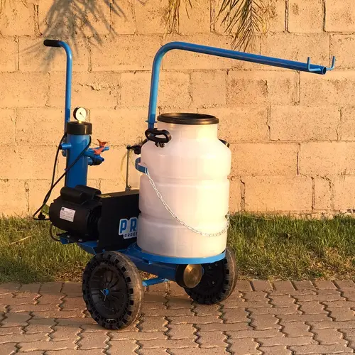 Ordenhadeira Mecânica Móvel Prime Bv450, motor 2cv  - com suporte para tarro