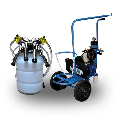 Ordenhadeira Mecânica Móvel Prime Bv450, motor 2cv  - com suporte para tarro