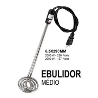 Ebulidor Agua Elétrico Immetro Rabo Quente Medio 2000w 110v - imagem 7