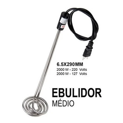 Ebulidor Agua Elétrico Immetro Rabo Quente Medio 2000w 110v