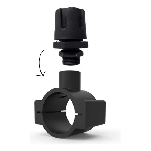 Regulador De Vacuo Com Abracadeira Cano 50mm Rosca 1/2 Ch