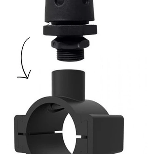 Regulador De Vacuo Com Abracadeira Cano 50mm Rosca 1/2 Ch