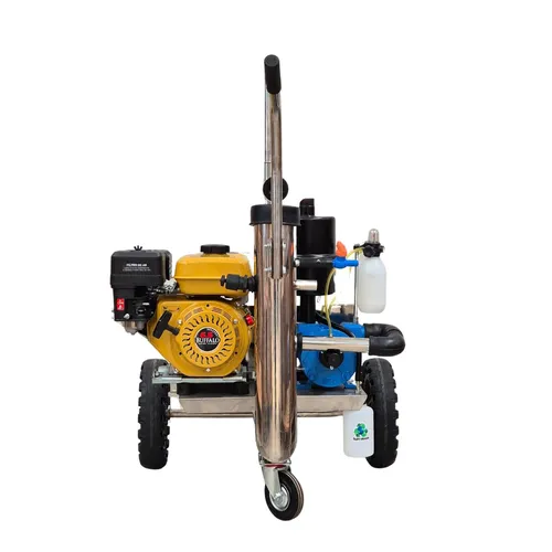 Ordenhadeira Móvel em inox com sup. de conjunto - Motor a gasolina