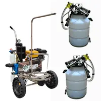 Ordenhadeira Móvel em inox com sup. de conjunto - Motor a gasolina - imagem 7