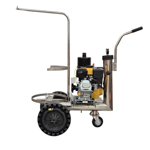 Ordenhadeira Móvel em inox com sup. de conjunto - Motor a gasolina