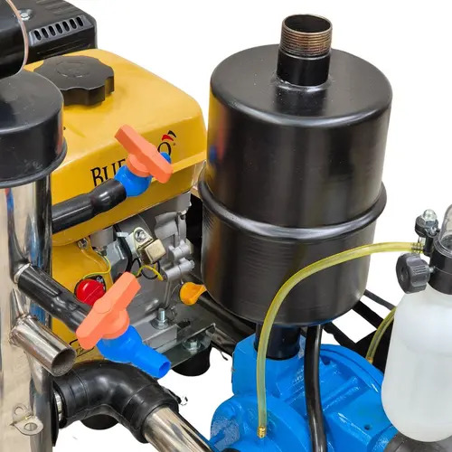 Ordenhadeira Móvel em inox com sup. de conjunto - Motor a gasolina