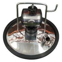 Tampa Do Tarro Em Inox 1 Entradas Com Pulsador Completa - imagem 1