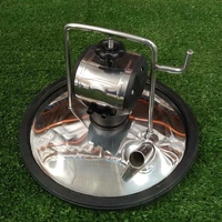 Tampa Do Tarro Em Inox 1 Entradas Com Pulsador Completa - imagem 4