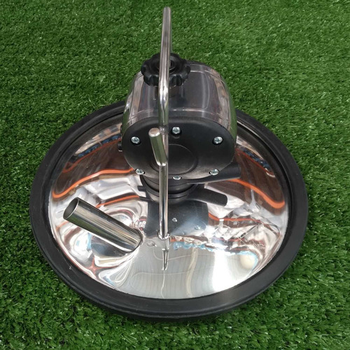 Tampa Do Tarro Em Inox 1 Entradas Com Pulsador Completa