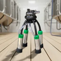Kit aranha ordenha coletor 350ml em plástico ponteira verde - imagem 4