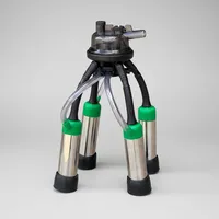 Kit aranha ordenha coletor 350ml em plástico ponteira verde - imagem 8