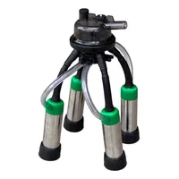 Kit aranha ordenha coletor 350ml em plástico ponteira verde - imagem 6