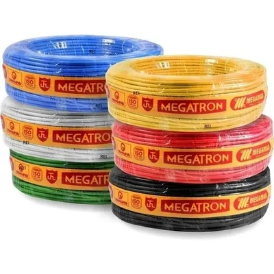 Cabo Flexivel 6.00mm 750 Volts - Megatron 50 Metros Avulso