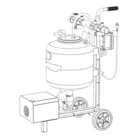 Transferidor de leite automático em inox e móvel - imagem 7