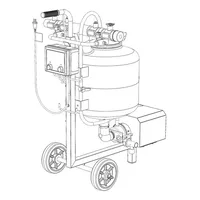 Transferidor de leite automático em inox e móvel - imagem 8