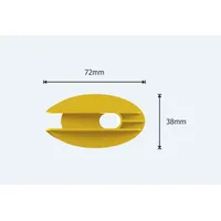 Isolador castanha amarelo - alta qualidade - imagem 1