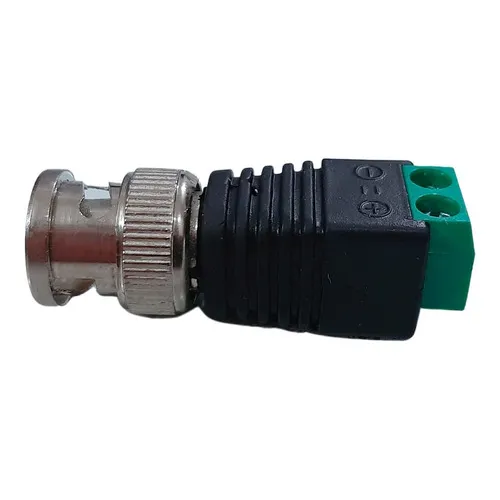 Conector bnc macho com borne