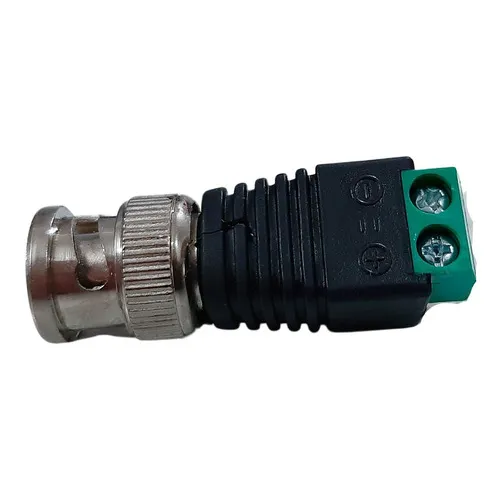 Conector bnc macho com borne