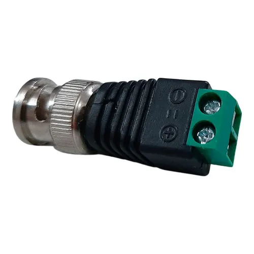 Conector bnc macho com borne