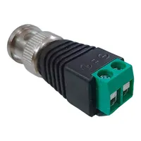 Conector bnc macho com borne - imagem 2