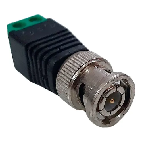 Conector bnc macho com borne