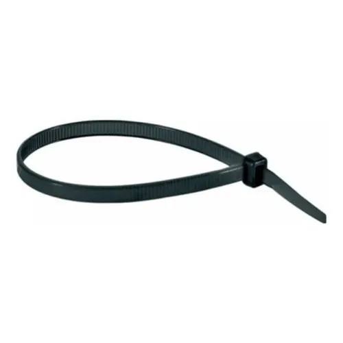 Abraçadeira cinta nylon 200x4,8 preta pacote c/ 100 unidades