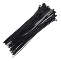 Abraçadeira cinta nylon 200x4,8 preta pacote c/ 100 unidades - imagem 2