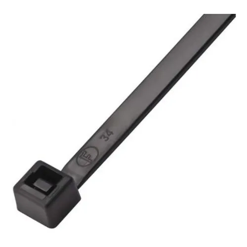 Abraçadeira cinta nylon 200x4,8 preta pacote c/ 100 unidades
