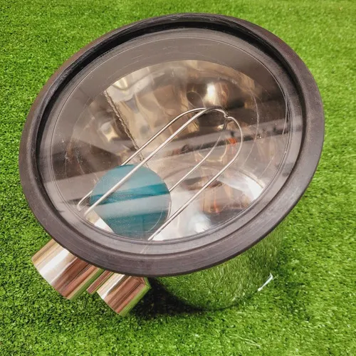 Aerador em inox para cano 50mm Eurolatte para ordenhadeira