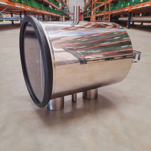 Aerador em inox para cano 50mm Eurolatte para ordenhadeira