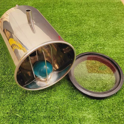 Aerador em inox para cano 50mm Eurolatte para ordenhadeira
