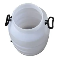 Balde para ordenhadeira em plástico 40 litros com 3 alças - imagem 2
