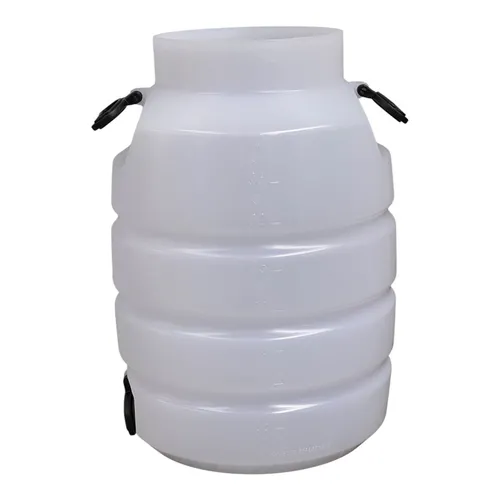 Balde para ordenhadeira em plástico 40 litros com 3 alças