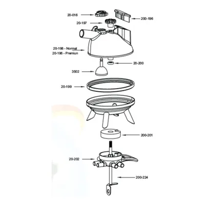 Distribuidor de vacuo para coletor orbital