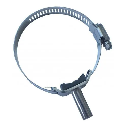 Abraçadeira para pulsador inox 12mm 75mm (completo)
