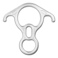 FREIO 8 - AÇO C/ ORELHAS RESGATE - GRANDE - 50kN - POLIDO - EN - FOR ROPE ® - imagem 1