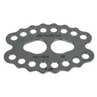 PLACA DE ANCORAGEM - AÇO INOX - TRAMB - 16 (8+8) FUROS - 50kN - FOR ROPE ® - imagem 1