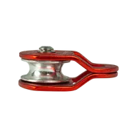 POLIA SIMPLES COMPACT EM ALUMÍNIO COM PLACAS OSCILANTES - LARANJA - 28kN - FOR ROPE ® - imagem 2