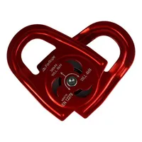 POLIA SIMPLES ALUMINIO 36KN - C/ PLACAS OSCILANTES E ROLAMENTO - FOR ROPE - imagem 2