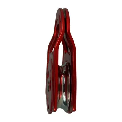 POLIA SIMPLES ALUMINIO 36KN - C/ PLACAS OSCILANTES E ROLAMENTO - FOR ROPE