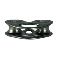 POLIA DUPLA EM LINHA ALUMÍNIO 25kN, CABOS E CORDAS 7 a 13mm - HEART EVO - TIROLESA - FOR ROPE - imagem 3