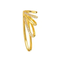 Piercing Folheado a Ouro 18k e Prata Fios Lisos e Cravejados - imagem 1