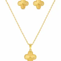 Conjunto Folheado a Ouro 18k Inspiração Vg. Detalhada - imagem 1