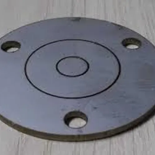 Base De Inox 304 75mm 3" Para Tubo De 1.1/2'' Com 3 Furos Furo Central De 1/2