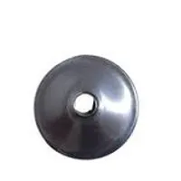 Canopla Acabamento De Inox 304 Para Tubo De 1/2 Disco 65mm Abaulada - imagem 1