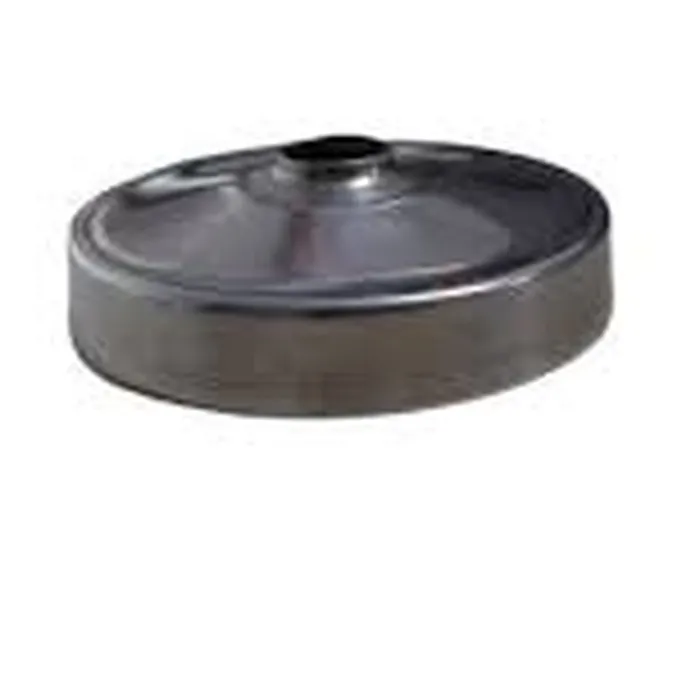 Canopla Acabamento De Inox 304 Para Tubo De 1/2 Disco 65mm Abaulada
