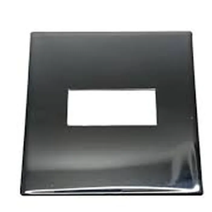 Canopla Acabamento Inox 304 Base 100 x 100 Furo 20 x 50