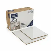 Piso Cerâmico Tipo A Branco Brilhante 60x60cm – Caixa com 2,5m² - imagem 2